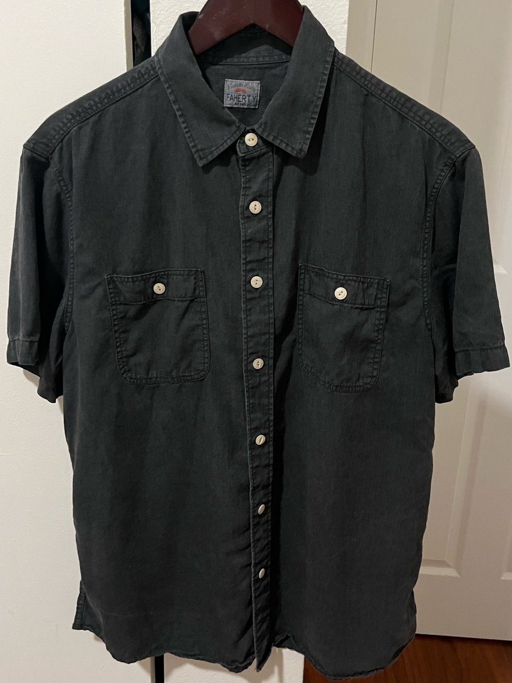 Faherty Short-Sleeve Button-Down Shirt